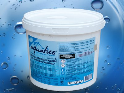 Быстрый стабилизированный хлор в гранулах 5 кг. Aquatics